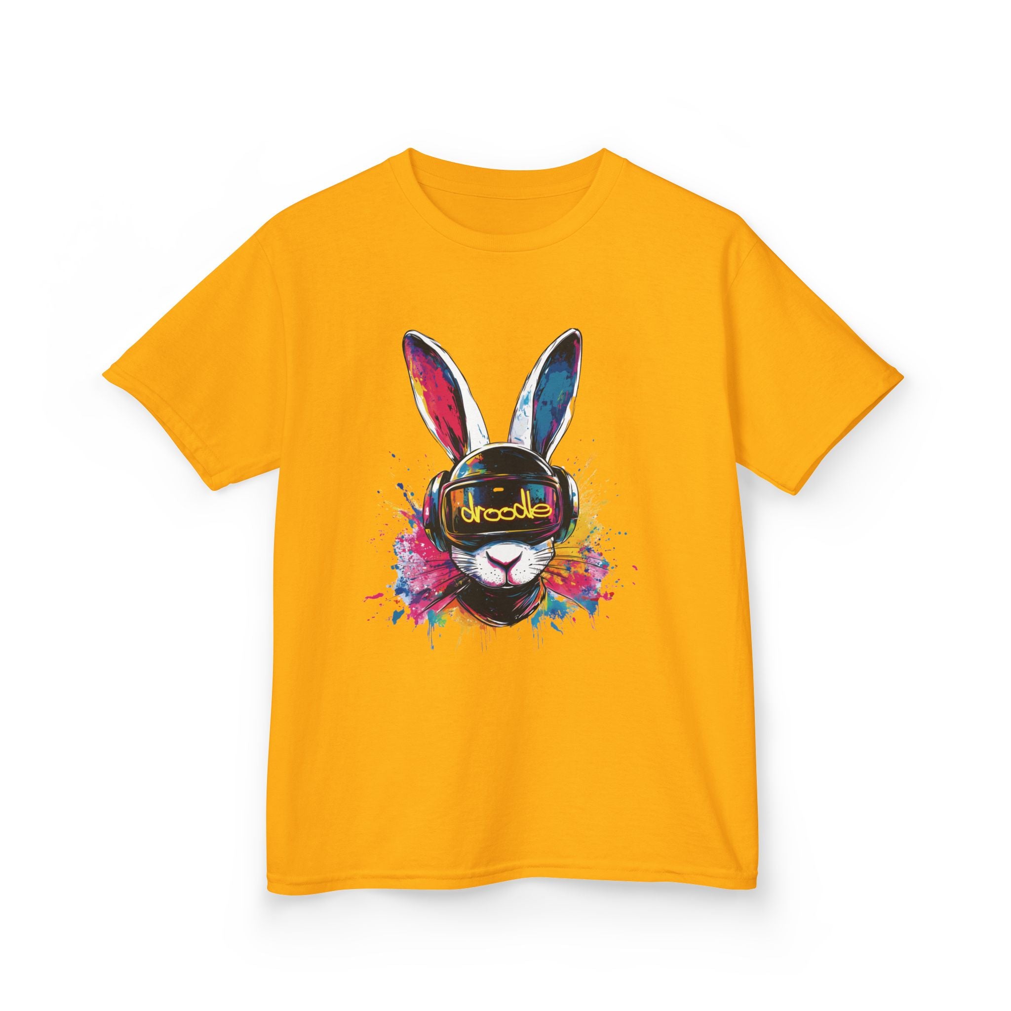 Vibrant DJ Bunny Kids' T-Shirt