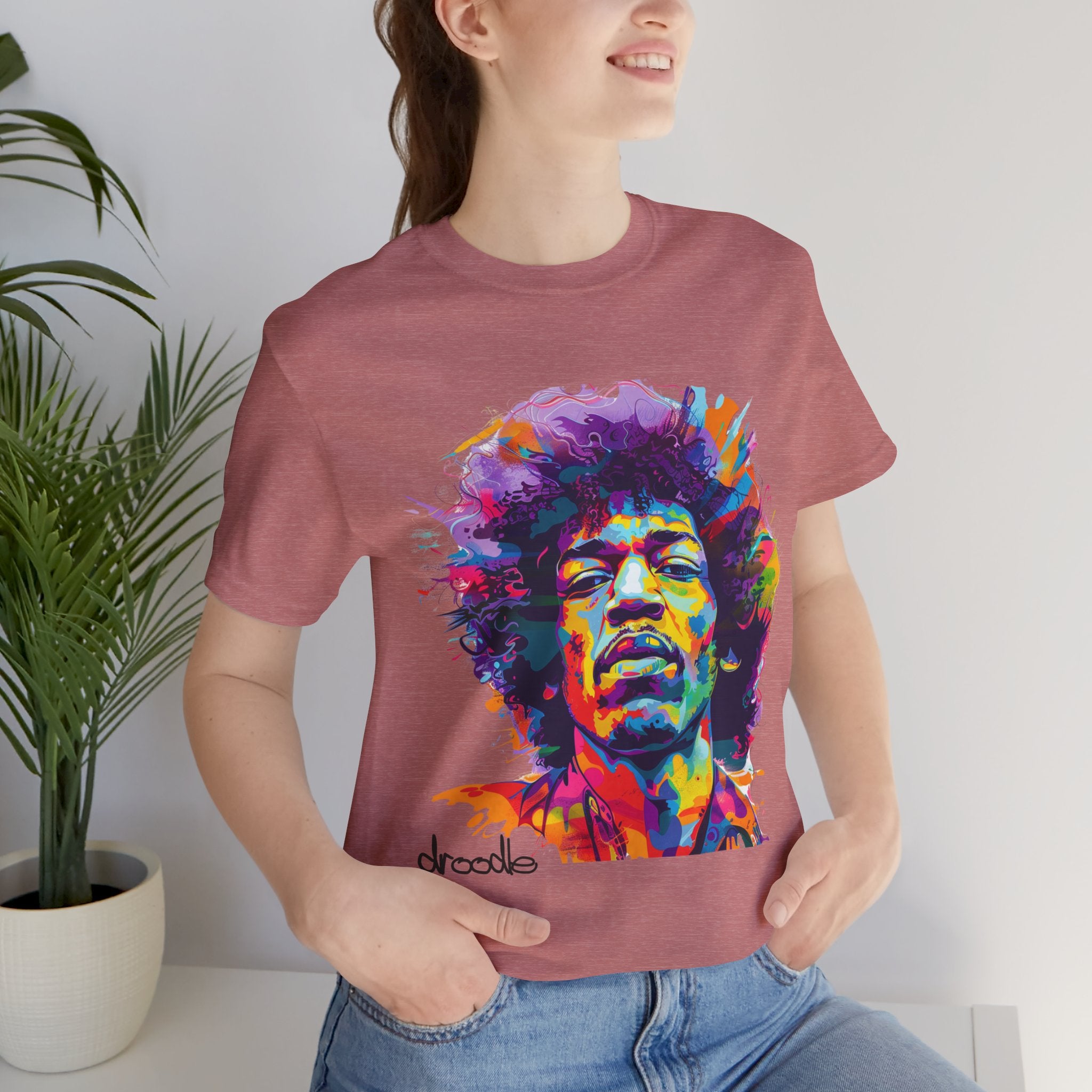 Unisex Psychedelic Rockstar Pop Art Tee