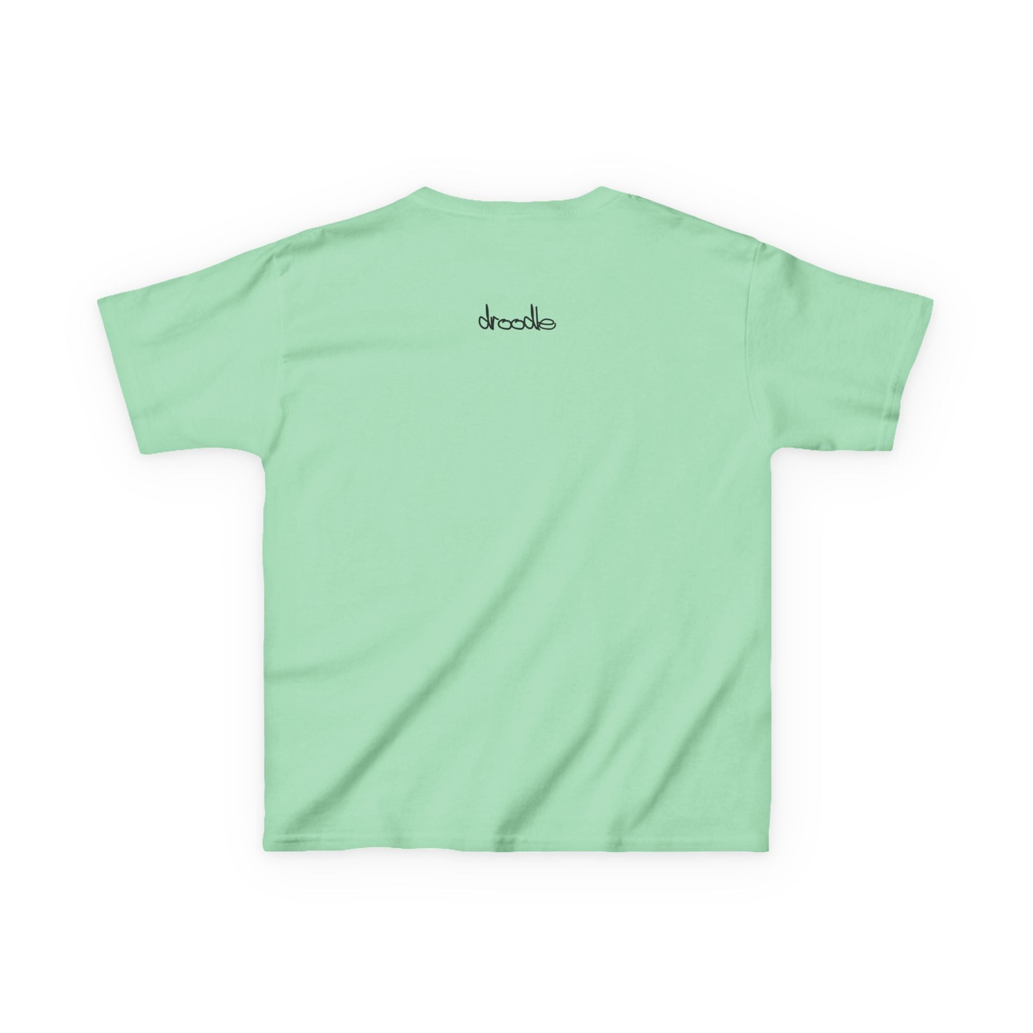 Chameleon Colour Splash Kids’ T-Shirt – Vibrant Design by Droodle