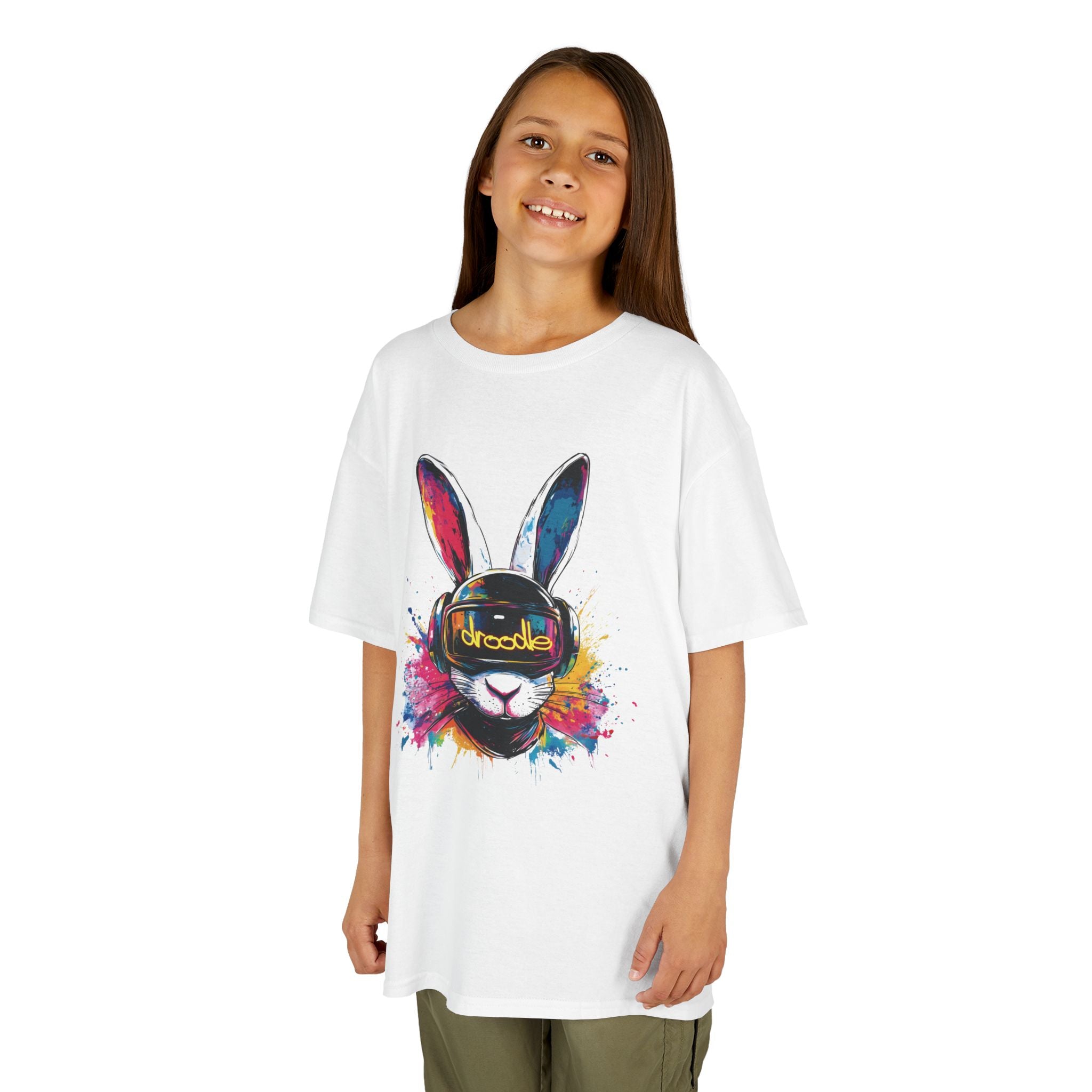 Vibrant DJ Bunny Kids' T-Shirt
