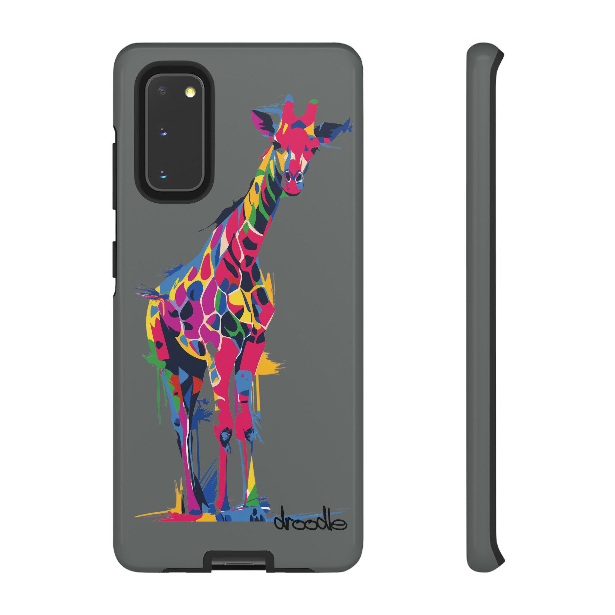Tough Cases - Vibrant Giraffe Pop Art Phone Case