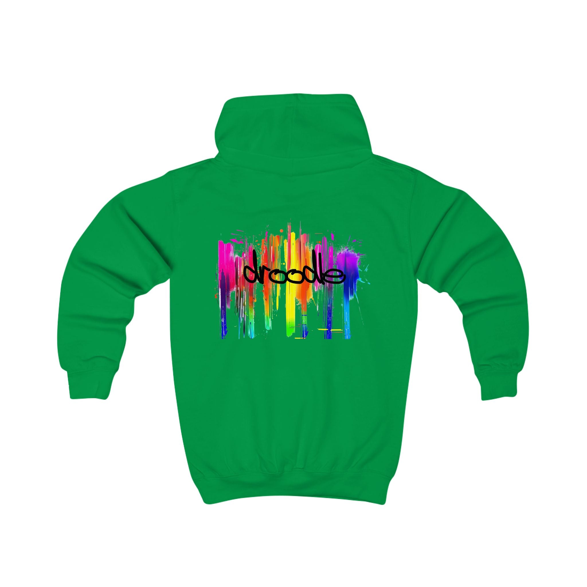 Modern Rainbow Kids' Hoodie - Children's Hooded Top