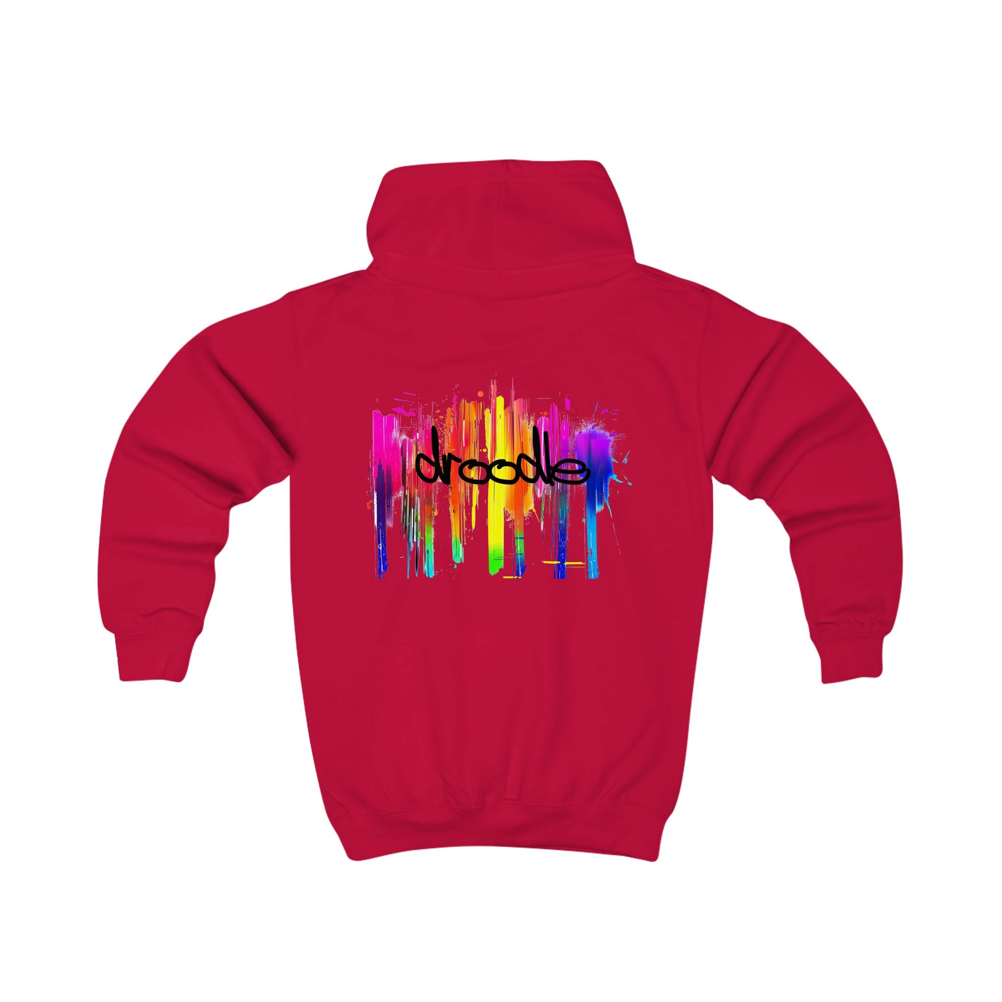 Modern Rainbow Kids' Hoodie - Children's Hooded Top
