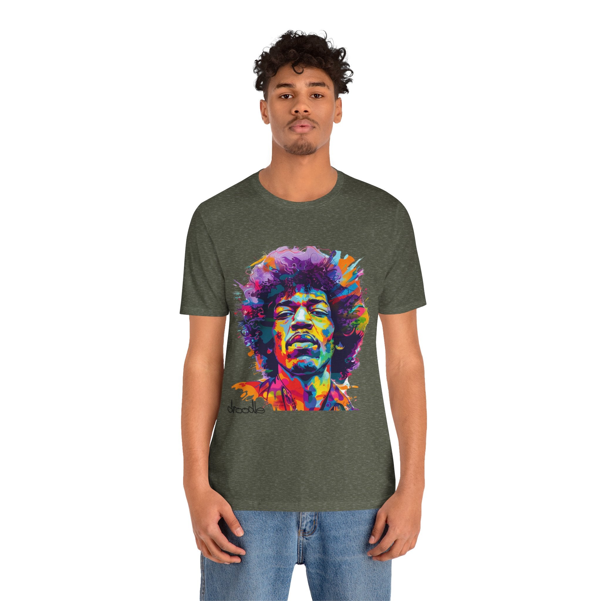 Unisex Psychedelic Rockstar Pop Art Tee