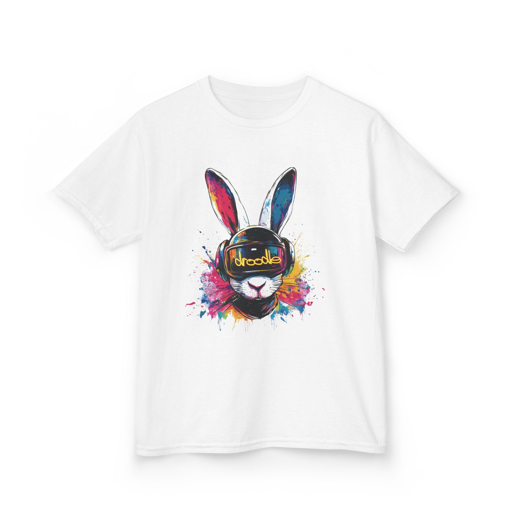 Vibrant DJ Bunny Kids' T-Shirt