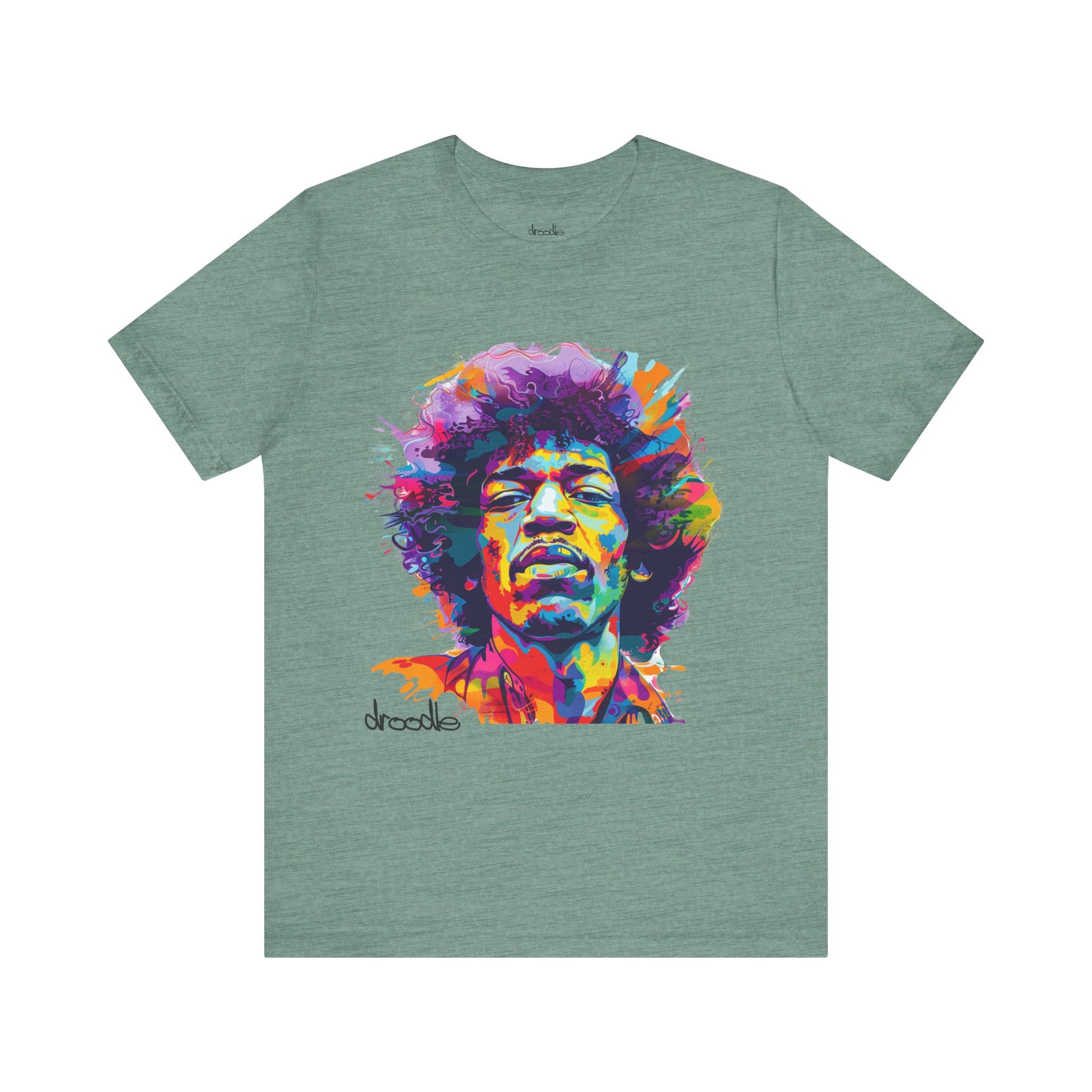 Unisex Psychedelic Rockstar Pop Art Tee