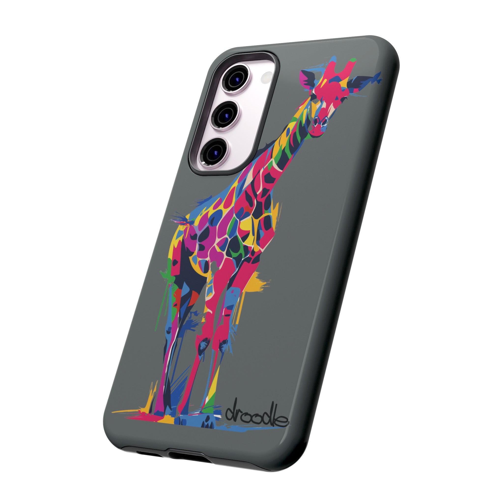 Tough Cases - Vibrant Giraffe Pop Art Phone Case