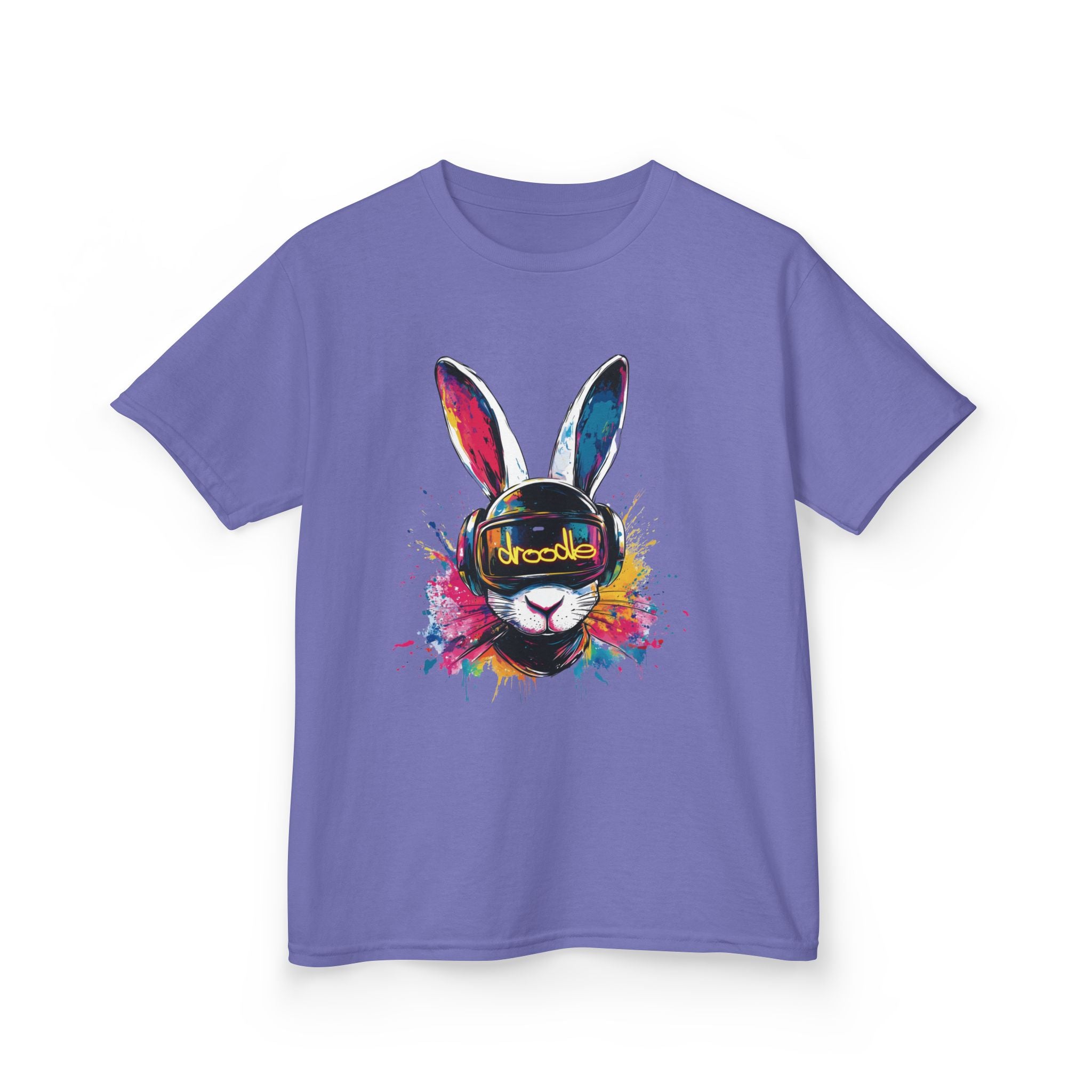 Vibrant DJ Bunny Kids' T-Shirt