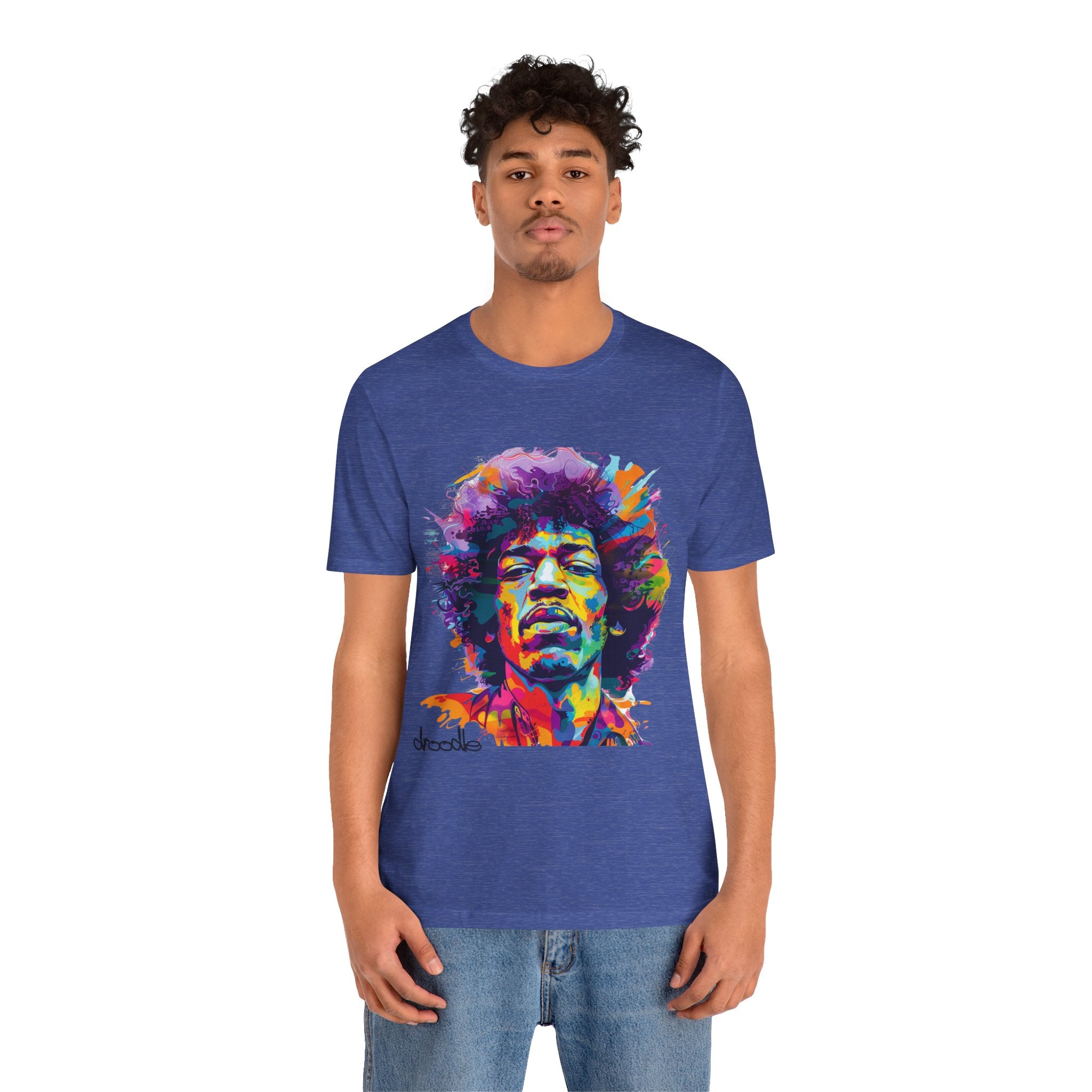 Unisex Psychedelic Rockstar Pop Art Tee