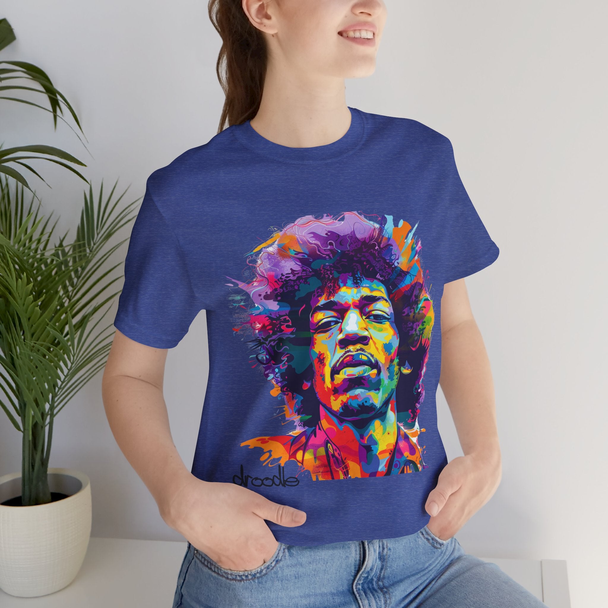 Unisex Psychedelic Rockstar Pop Art Tee