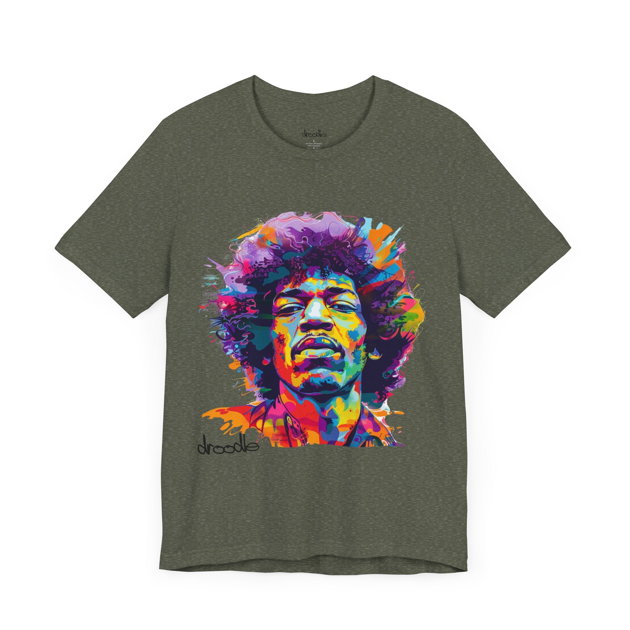 Unisex Psychedelic Rockstar Pop Art Tee
