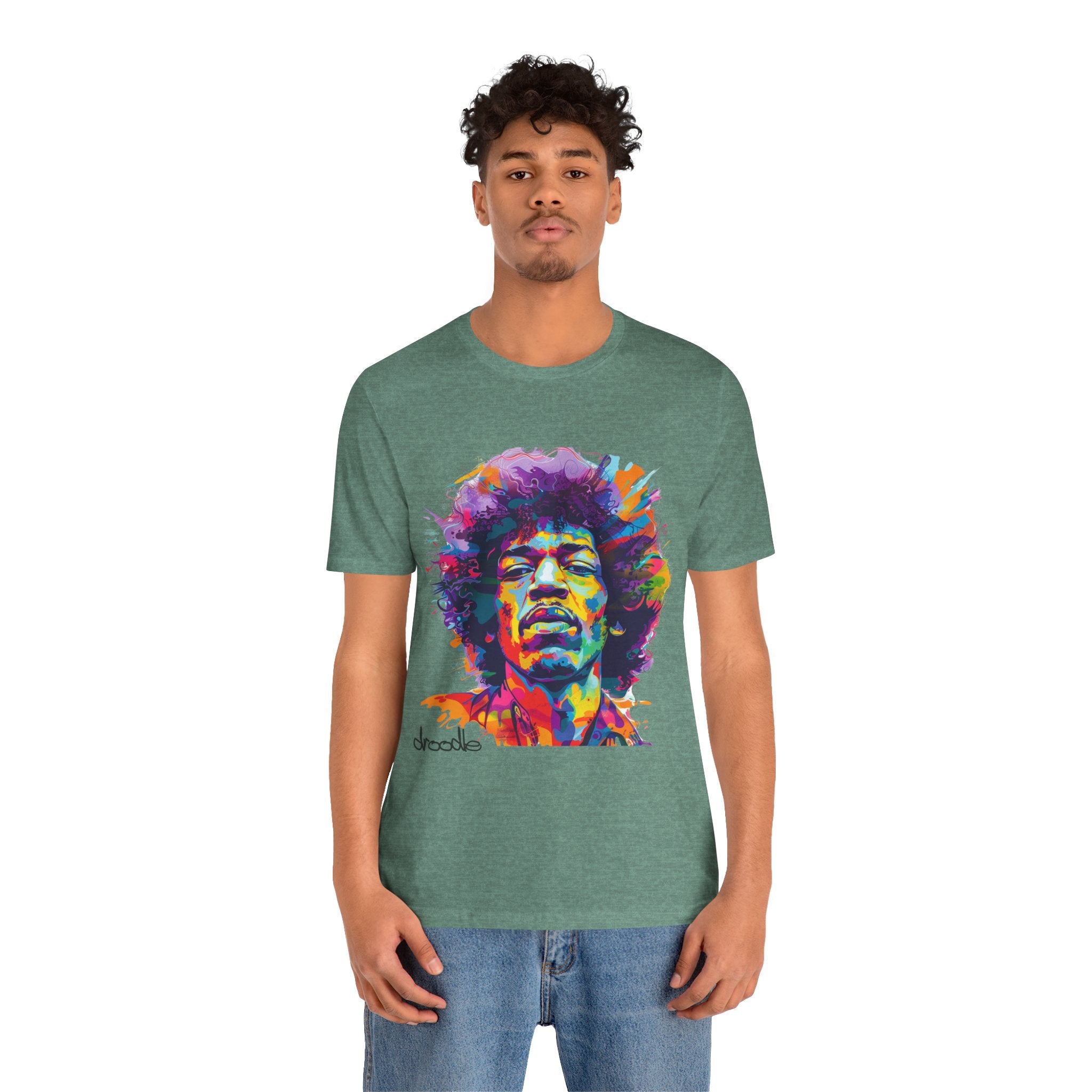 Unisex Psychedelic Rockstar Pop Art Tee