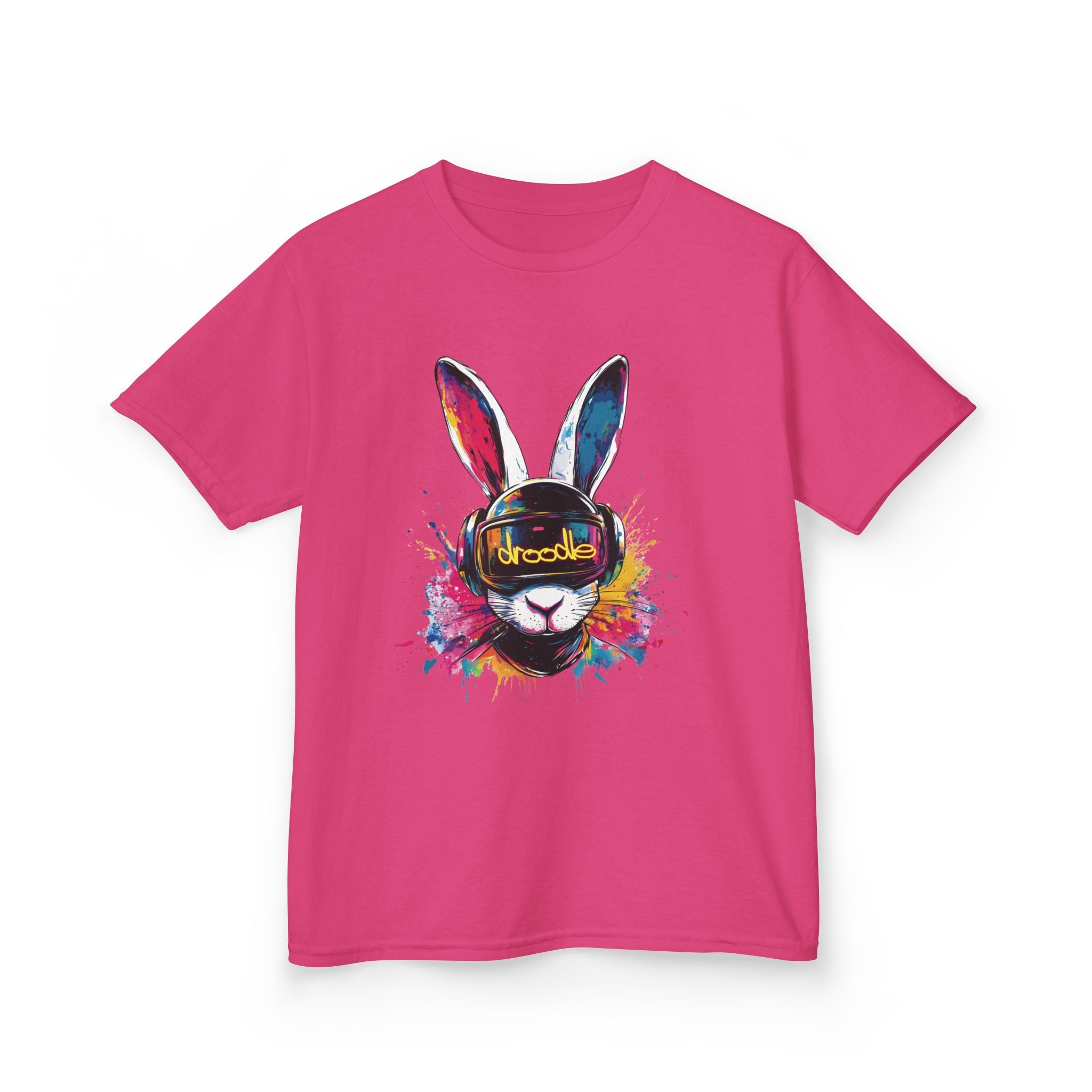 Vibrant DJ Bunny Kids' T-Shirt