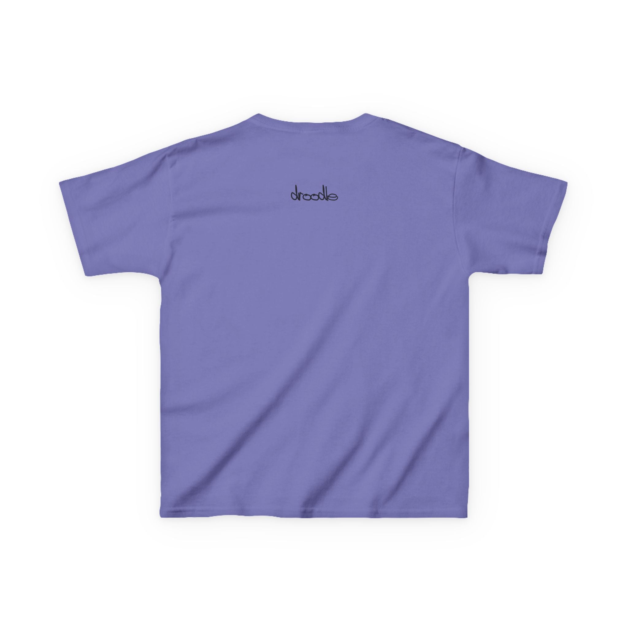 Chameleon Colour Splash Kids’ T-Shirt – Vibrant Design by Droodle