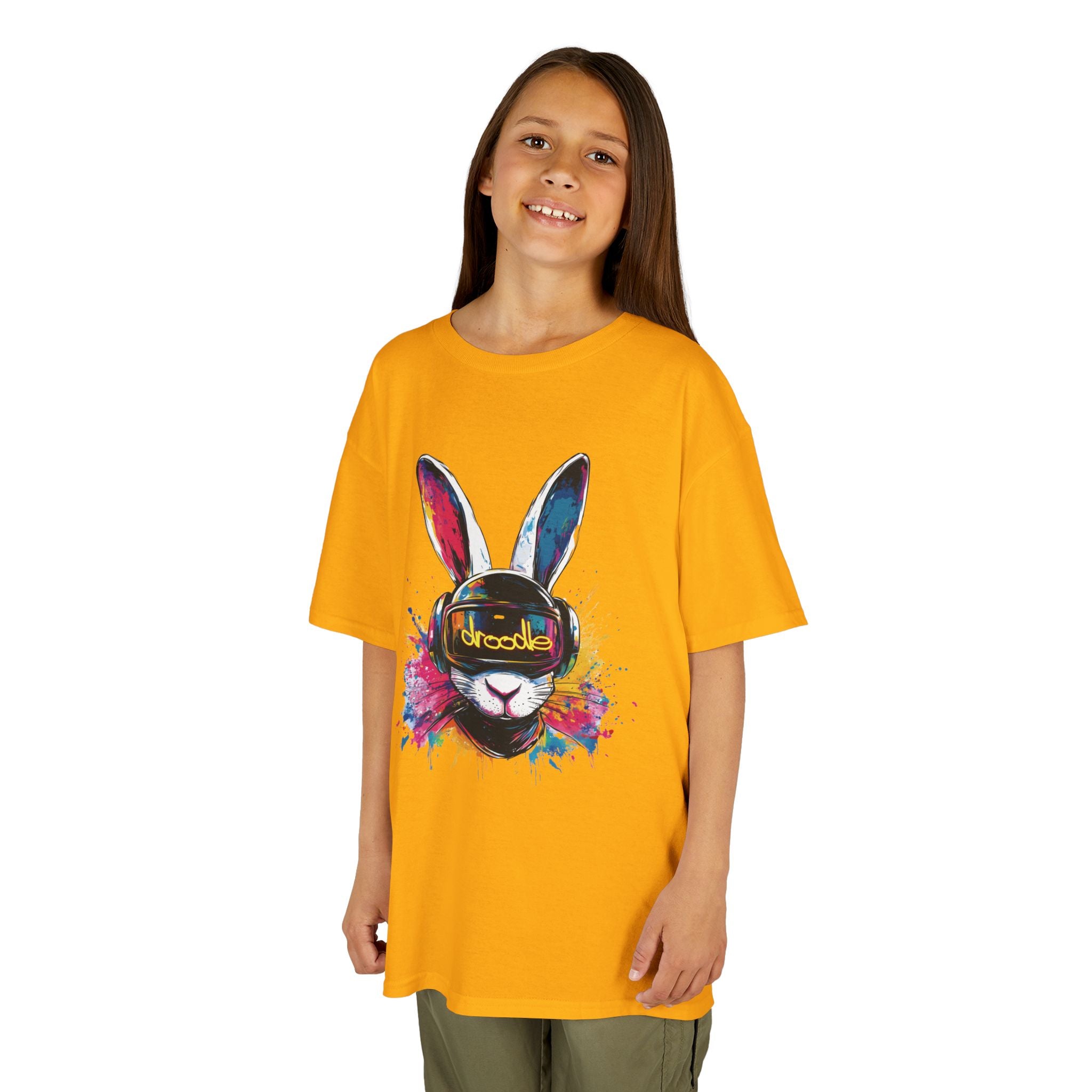 Vibrant DJ Bunny Kids' T-Shirt